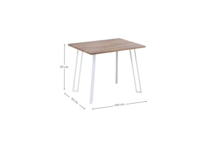 Mesa Fija de cocina JANSEN 100 x 70 cm