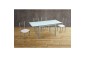 Mesa Extensible de cocina 70x100/170 cm Cristal Blanco