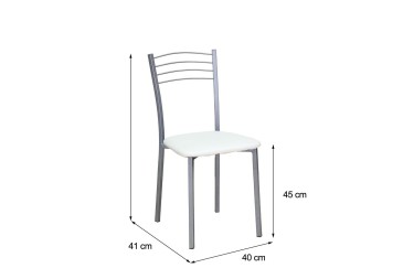 4 sillas cocina blancas modelo 20
