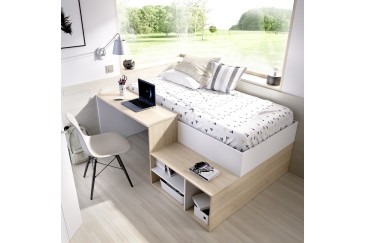 Somier de arrastre 90 x 190 cm con ruedas para camas nido - Laminor - Don  Baraton: tienda de sofás, colchones y muebles