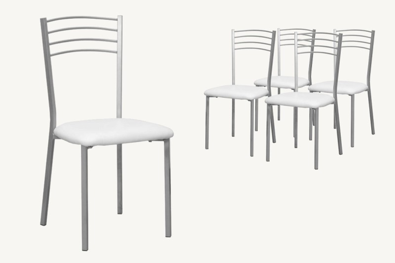 SILLA COCINA BLANCA