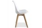 Mesa PACK TUSCANY + 4 cadeiras de design BEECH brancas Mesa PACK TUSCANY + 4 cadeiras de design BEECH brancas