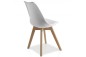 PACK Mesa TUSCANY + 4 Sillas BEECH Blancas diseño