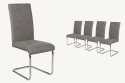 Pack 4 sillas salón SAN Gris