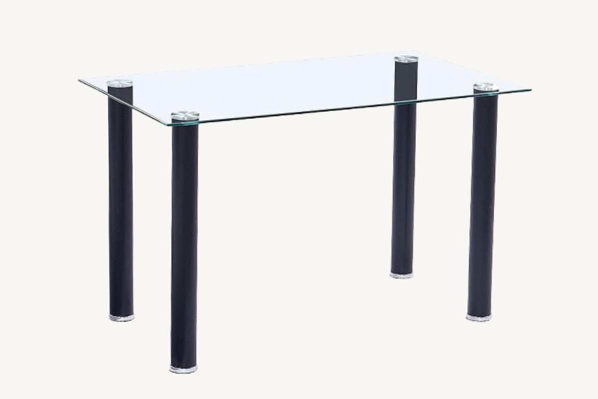 Mesa cristal transparente SHADE Negra