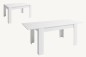 Mesa comedor Extensible BASS 140x90 Blanco Mate Mesa comedor Extensible BASS 140x90 Blanco Mate