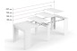 Mesa Consola extensible 4 en 1 Blanco