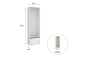 Módulo vestiário SUIT 60 cm 1 Espaço + Sapateira Módulo vestiário SUIT 60 cm 1 Espaço + Sapateira