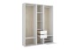 Módulo vestiário SUIT 158 cm 7 Espaços + 2 Gavetas + Sapateira Módulo vestiário SUIT 158 cm 7 Espaços + 2 Gavetas + Sapateira