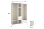 Módulo vestiário SUIT 158 cm 7 Espaços + 2 Gavetas + Sapateira Módulo vestiário SUIT 158 cm 7 Espaços + 2 Gavetas + Sapateira