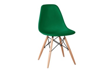 Conjunto de 4 sillas diseño en Color Verde Esmeralda