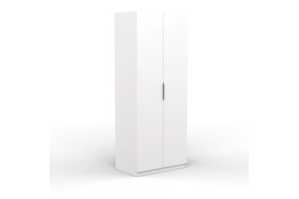 Armario 2 puertas 116,5 cm en color blanco al mejor precio de internet