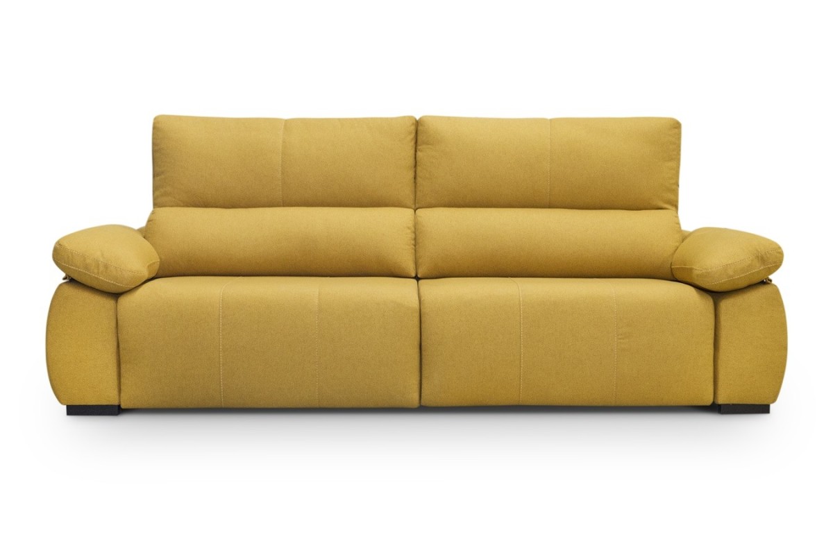 Sofá Cama 3 Plazas DIOR 245 Cm Mostaza Sofá Cama 3 Plazas DIOR 245 Cm Mostaza