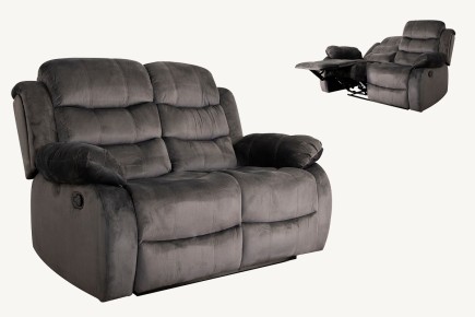 Sofá Relax tapizado en color gris al MEJOR PRECIO