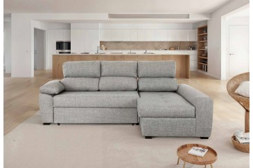 Chaise longue Cama Direita ROSALIA Cinza