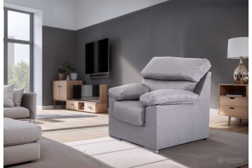 Sillón RUBEN Gris Claro