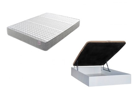 Canapé RECKTO + colchón de 135x190 al MEJOR PRECIO