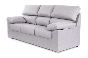 Sofá 3 plazas RUBEN XL gris claro al MEJOR PRECIO