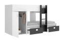 Cama Tren GROE Blanco/Grafito (Reversible)