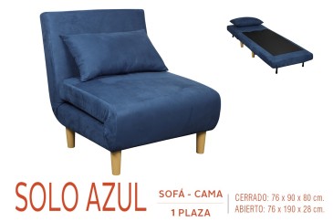 Sofá-cama de 1 lugar estofado em lona cinzenta clara ao MELHOR PREÇO