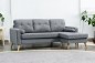 Chaise Longue ALVIN Cinzento Claro Reversível Chaise Longue ALVIN Cinzento Claro Reversível