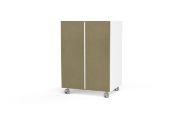 Cómoda ANTIA branca 60 cm 4 gavetas com rodas ao melhor preço