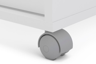Secretária pedestal 4 gavetas MAIA com rodízios