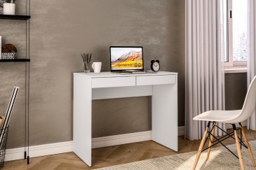Secretária e mesa de computador branca TIJUCA