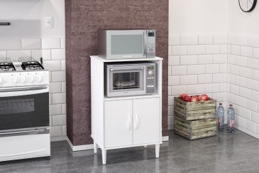 Armário lateral ERIK: elegância e funcionalidade na cozinha
