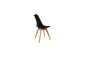Pack 4 sillas BEECH Diseño Negro Pack 4 sillas BEECH Diseño Negro