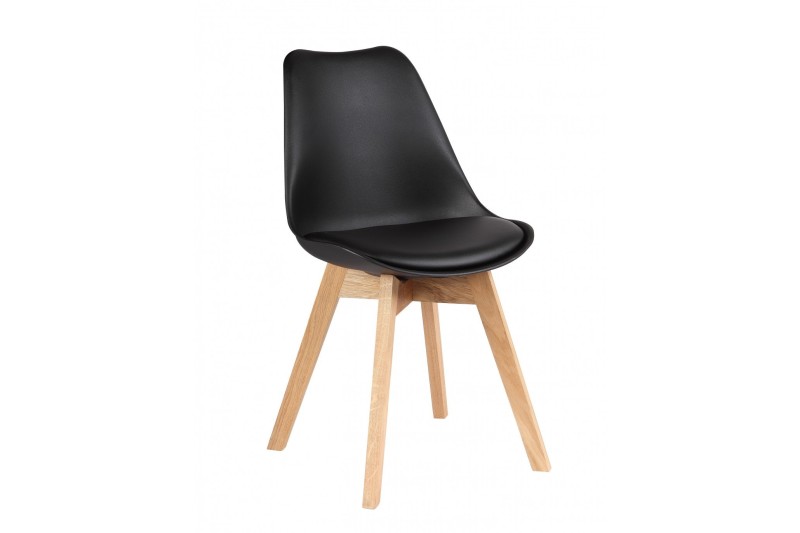 Pack 4 sillas BEECH Diseño Negro Pack 4 sillas BEECH Diseño Negro