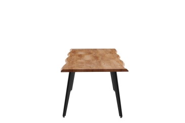 Mesa extensible de comedor 160/220x90 con patas negras al MEJOR PRECIO
