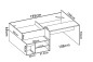 Pack AHORRO Cama KRIC + Somier + Colchón Viscoelastico LUND 90x190 Pack AHORRO Cama KRIC + Somier + Colchón Viscoelastico LUND 90x190