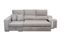 Chaiselongue Cama Izquierda AMARETTO Gris