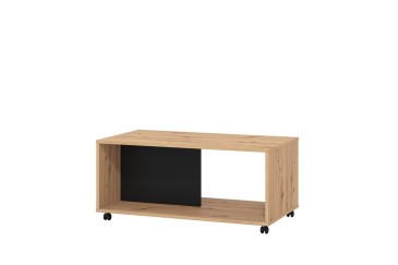 Mesa de centro MAYENNE 1 gaveta e rodízios o melhor preço