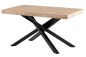 PACK Mesa KRUSS Roble + 4 Sillas SAROTO Gris PACK Mesa KRUSS Roble + 4 Sillas SAROTO Gris