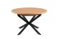 PACK Mesa JABKO Carvalho + 4 Cadeiras BEECH Brancas PACK Mesa JABKO Carvalho + 4 Cadeiras BEECH Brancas