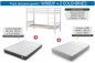 Pack Litera WOODY + 2 Colchones 90x190