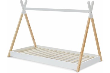 Cama con forma de cabaña + Colchón HR 90x190
