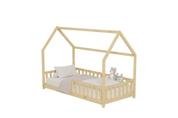Cama con forma de cabaña + Colchón HR 90x190