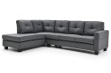 Chaiselongue Rinconera Izquierda BRANDON Gris