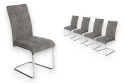 Pack 4 sillas salón SAN Capitone Gris