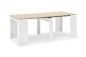 Mesa consola extensível ALLONGO 250 Branco e Carvalho Mesa consola extensível ALLONGO 250 Branco e Carvalho
