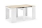 Mesa consola extensível ALLONGO 250 Branco e Carvalho Mesa consola extensível ALLONGO 250 Branco e Carvalho