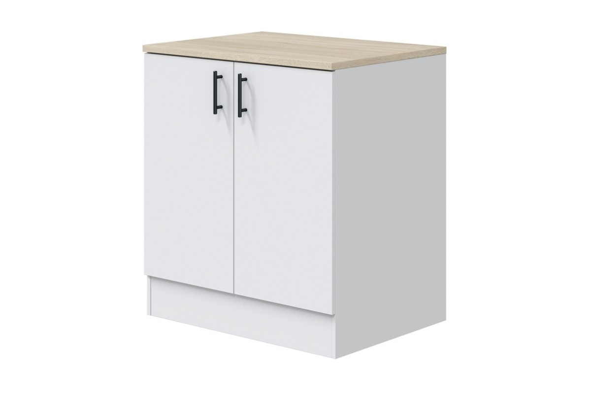 Móvel baixo de cozinha KIRA 80 cm com 2 portas (para lava-loiças) Móvel baixo de cozinha KIRA 80 cm com 2 portas (para lava-loiças)