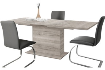 Sala de estar - Mesa de jantar ZUMBA Oak Arena extensível 160 - 200 cm.