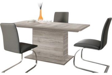 Sala de estar - Mesa de jantar ZUMBA Oak Arena extensível 160 - 200 cm.