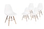Pack 4 sillas NORDIC Blancas diseño Pack 4 sillas NORDIC Blancas diseño