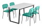 Pack 4 sillas CAPRI Verde Pack 4 sillas CAPRI Verde