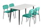 Pack 4 Cadeiras CAPRI Verde Pack 4 Cadeiras CAPRI Verde